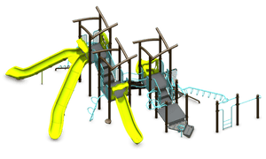 Turbo Trek Playground Structure