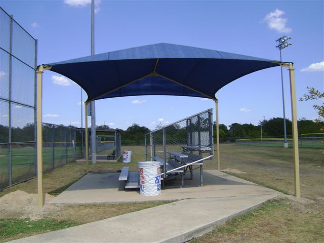 4 Post Hip Shade Structure - 8' x 8'
