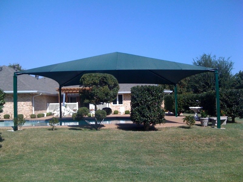 4 Post Hip Shade Structure - 22' x 22'