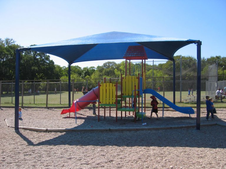 4 Post Pyramid Shade Structure - 14' x 14'