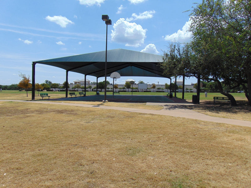 8 Post Hip Super Shade Structure - 60' x 420'
