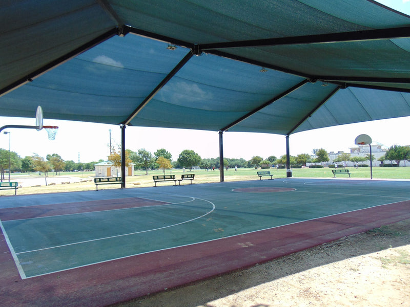 8 Post Hip Super Shade Structure - 60' x 540'