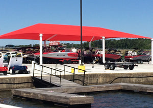 6 Post Hip Super Shade Structure - 56' x 72'