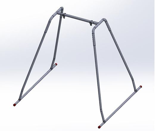 Portable ADA Swing Frame w To/Fro Hangers Only