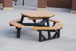 Hexagonal Picnic Table