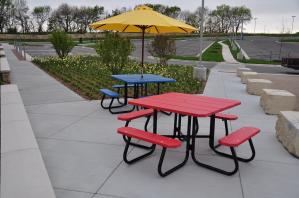Square Picnic Table - Recycled Plastic