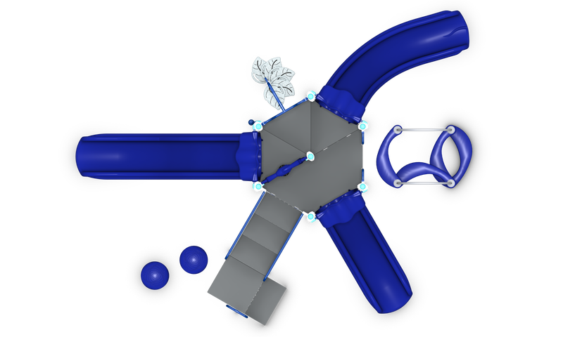 Bluestar Playground Structure