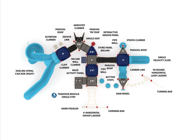Aspen Grove Playground Structure