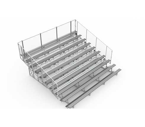 10 Row "Standard" Aluminum Bleachers