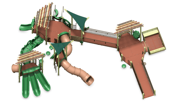 Sidesplitter Playground Structure