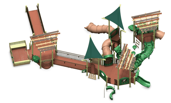 Sidesplitter Playground Structure