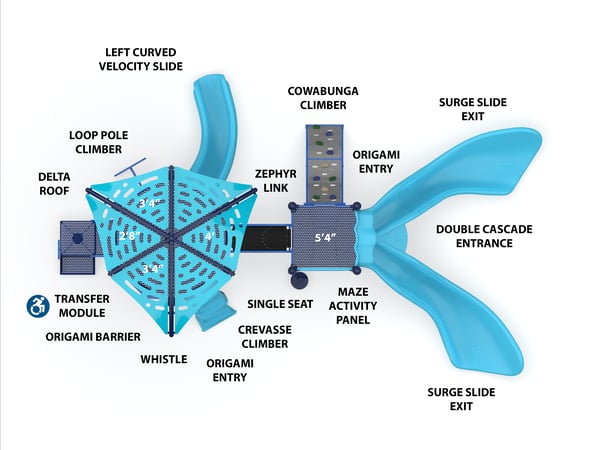 Amuse'Um Playground Structure