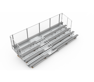 5 Row "Deluxe" Aluminum Bleacher