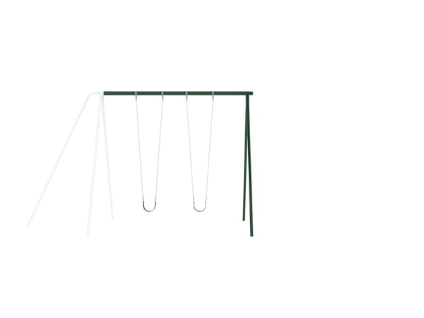 10' High 3 1/2” Galvanized Tripod Swing Add-A-Bay