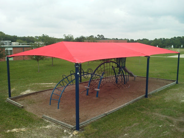 6 Post Hip Shade Structure - 35' x 62'