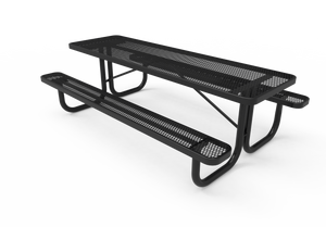 6′ Rectangular Portable Table, Expanded Metal