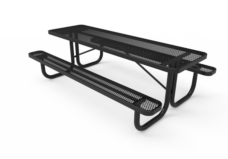 6′ Rectangular Portable Table, Expanded Metal