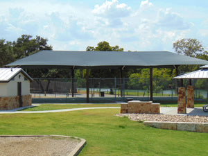 8 Post Hip Super Shade Structure - 60' x 240'