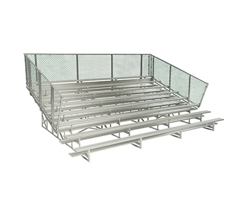 8 Row "Standard" Aluminum Bleachers