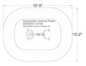 2-Person Accessible Vertical Press – Inclusive Outdoor Upper Body Strength Trainer