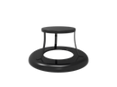 MyTCoat 32 gallon bonnet top lid for trash receptacle with Advantage Coating