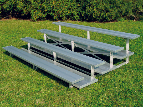 4 Row Low Rise "Preferred" Aluminum Bleacher