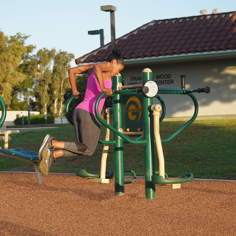 4-Person Pendulum, Abs & Dip Station – Versatile Outdoor Core and Upper Body Training