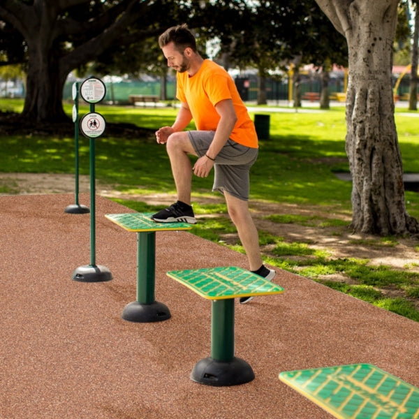 Plyometric Steps – Outdoor Agility and Strength Trainer (Set of 3)