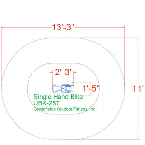 Hand Bike – Outdoor Upper Body Cardio and Strength Trainer