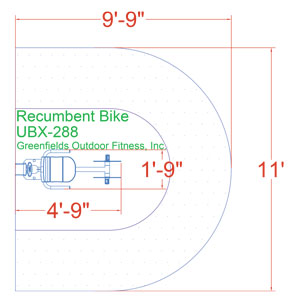 Recumbent Bike – Outdoor Cardiovascular and Lower Body Fitness Trainer