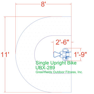 Upright Bike – Outdoor Cardiovascular and Lower Body Fitness Trainer