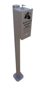 Manual Top Pump Outdoor Hand Sanitizer Dispenser