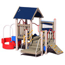 Rocky Top Play Structure - 2-5 years - Wood or Metal-Plastic