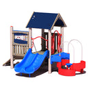 Rocky Top Play Structure - 2-5 years - Wood or Metal-Plastic