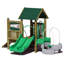 Rocky Top Play Structure - 2-5 years - Wood or Metal-Plastic