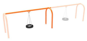 8' High 5” OD Arch Tire Swing Add-A-Bay