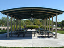 Rectangluar Metal Shelter