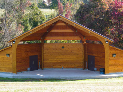 Pemb Band Shell Wooden Band Shell Structure for Parks