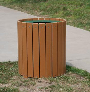 Standard Round Trash Receptacle