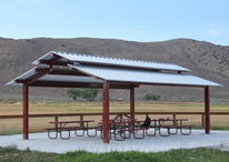 SSC Rectangular Metal Shelter